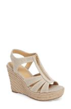 Women's Michael Michael Kors Berkley Platform Wedge M - Beige