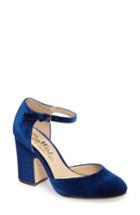 Women's Callisto Indeego Ankle Strap Pump .5 M - Blue