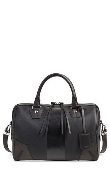 Rag & Bone 'flight' Leather Satchel - Black
