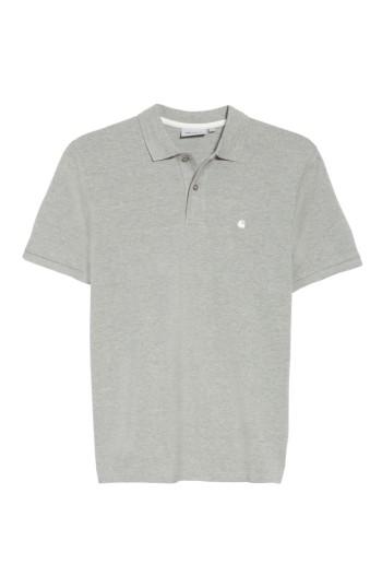 Men's Carhartt Work In Progress Polo, Size - Grey