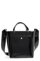 Elizabeth And James Small Eloise Leather Tote - Black