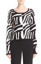 Women's Max Mara Geremia Graphic Silk & Cashmere Sweater