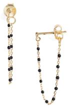 Women's Argento Vivo Chain Bead Drop Earrings
