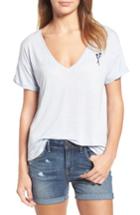 Women's Hinge Embroidered Roll Sleeve Tee