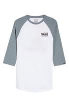 Men's Vans X Peanuts Graphic Raglan T-shirt - White
