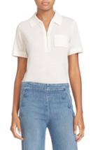 Women's Frame Knit Wool & Cashmere Polo