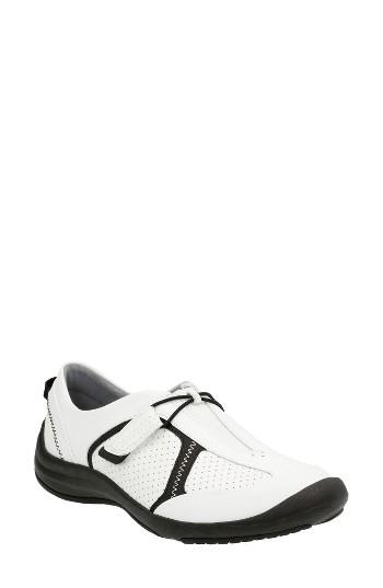 Women's Clarks 'asney' Slip-on Sneaker M - White