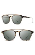 Men's Shwood Kennedy 50mm Polarized Sunglasses - Havana/ Iron Resin/ G15