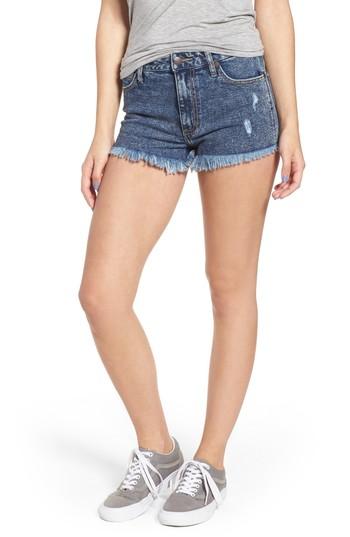 Women's Wrangler Acid Wash Denim Shorts - Blue