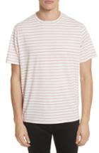 Men's Ovadia & Sons Stripe Crewneck T-shirt - White