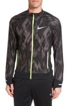 Men's Nike Flex Running Jacket - Black