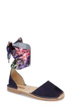 Women's Solillas Ibiza Curva Wraparound Sandal Us / 37eu - Blue