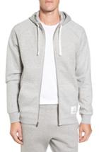 Men's Reebok Classic Quilted Zip Hoodie - Grey