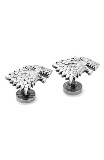 Men's Cufflinks, Inc. Stark Dire Wolf Cuff Links