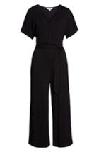 Women's Bb Dakota Wrap Front Crop Leg Jumpsuit