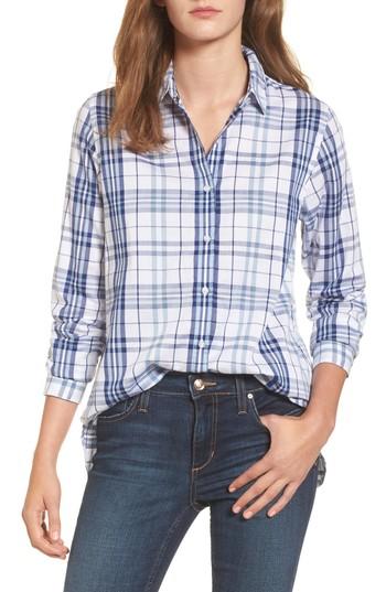 Women's Barbour Selsey Plaid Shirt Us / 8 Uk - White