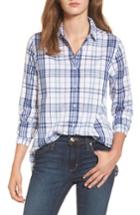 Women's Barbour Selsey Plaid Shirt Us / 8 Uk - White