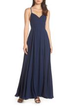 Women's Fame And Partners Strappy Evening Dress - Blue