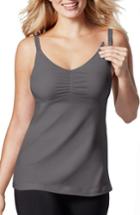 Women's Bravado Designs 'dream' Maternity/nursing Tank D/dd - Grey