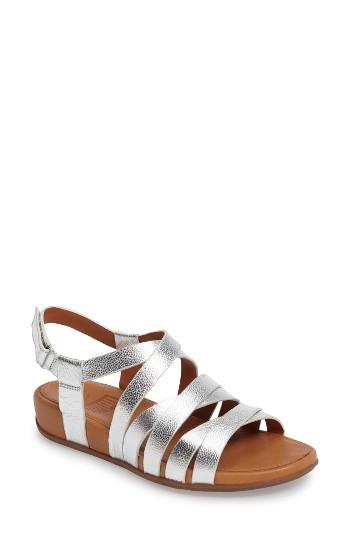 Women's Fitflop Lumy Gladiator Sandal M - Metallic