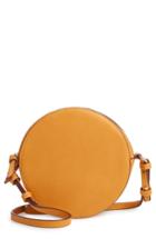 Chelsea28 Cassie Faux Leather Circle Crossbody Bag - Yellow