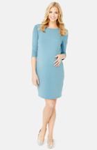 Women's Rosie Pope 'audra' Maternity Dress - Blue/green