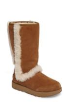 Women's Ugg Sundance Genuine Shearling Waterproof Boot M - Brown