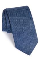 Men's Eton Textured Silk Tie, Size - Blue