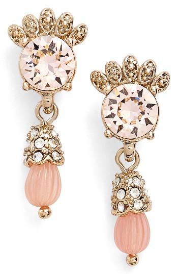 Women's Marchesa Sheer Bliss Small Drop Earrings