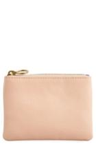 Women's Madewell The Leather Pouch Wallet - Pink