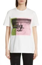 Women's Calvin Klein 205w39nyc X Andy Warhol Foundation Electric Chair Graphic Tee - White