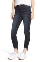 Women's 1822 Denim Frayed Curve Hem Skinny Jeans
