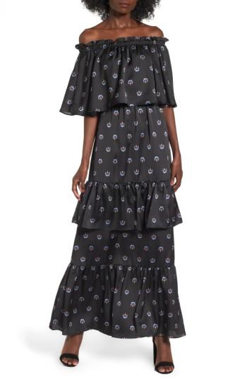 Women's Arrive Cleo Off The Shoulder Maxi Dress - Black