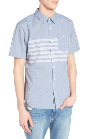 Men's Vans Wallace Stripe Chambray Shirt - Blue
