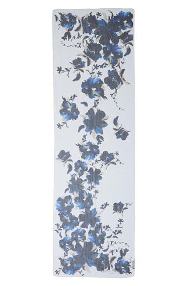 Women's St. John Collection African Sparrows Print Silk Scarf