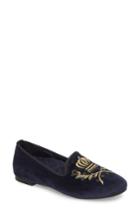 Women's Vionic Romi Embroidered Flat M - Blue