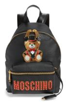 Moschino Mini Ring Master Backpack - Black