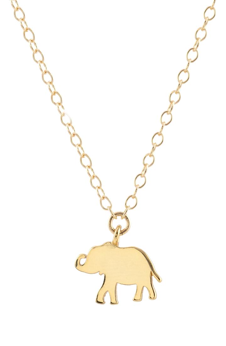 Women's Kris Nations Elephant Charm Necklace