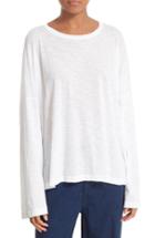 Women's Vince Relaxed Pima Cotton Tee - White