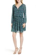 Women's Michael Kors Paisley Raglan Dress - Blue
