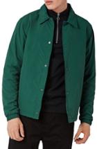 Men's Topman Coach Jacket, Size - Green