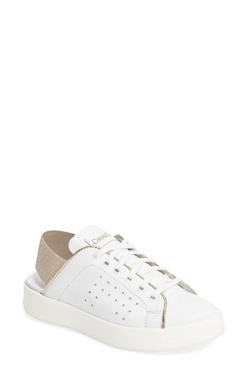 Women's Crosstown Rum Leather Sneaker Eu - White