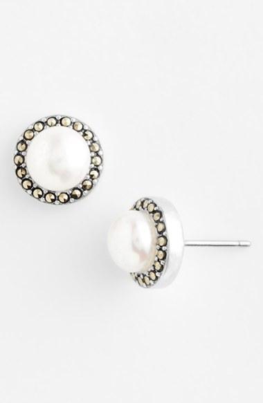 Women's Judith Jack Freshwater Pearl Stud Earrings