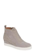 Women's Linea Paolo Anna Wedge Sneaker M - Grey