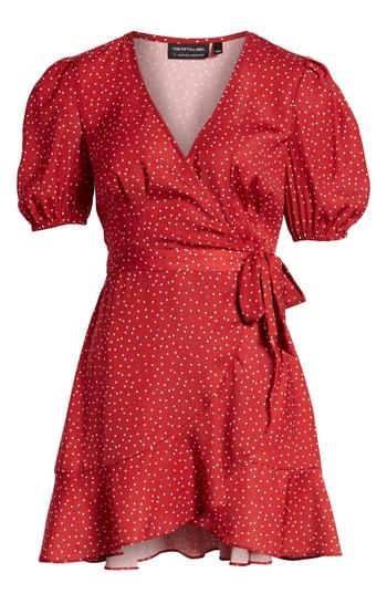 Women's The Fifth Label Rooftop Wrap Dress - Red