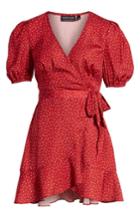 Women's The Fifth Label Rooftop Wrap Dress - Red