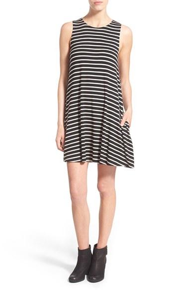 Women's Socialite High Neck Dress - Black
