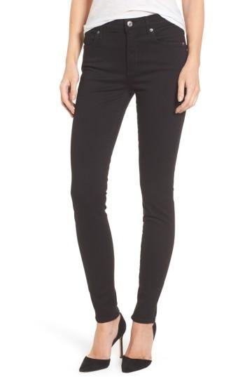 Women's Agolde Sophie High Waist Skinny Jeans - Black