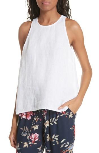 Women's Joie Dany Linen Tank Top - White