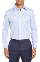 Men's Bonobos Clifton Slim Fit Houndstooth Dress Shirt .5 32 - Blue